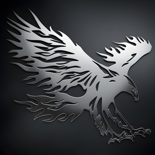 Edelstahldekor Adler